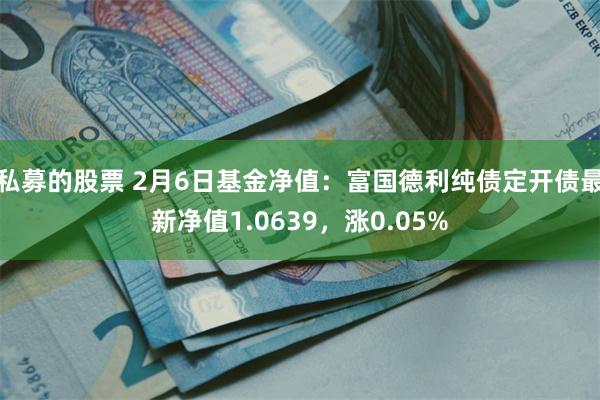 私募的股票 2月6日基金净值：富国德利纯债定开债最新净值1.0639，涨0.05%