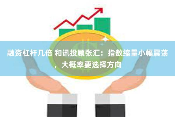 融资杠杆几倍 和讯投顾张汇：指数缩量小幅震荡，大概率要选择方