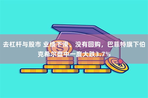 去杠杆与股市 业绩下滑、没有回购，巴菲特旗下伯克希尔盘中一度